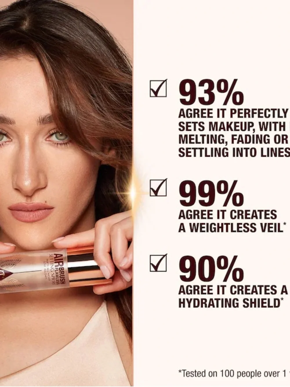 NEW Charlotte Tilbury Airbrush Flawless Hydrating & Waterproof Setting Spray